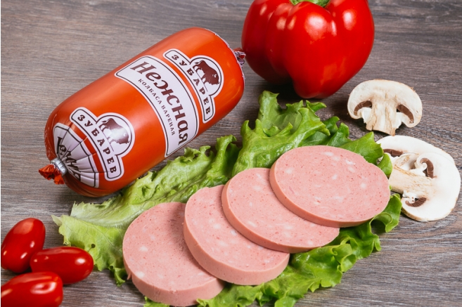 Колбаса вареная «Нежная» Колбаса вареная «Нежная»